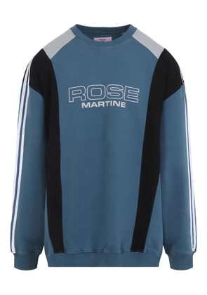 Martine Rose panelled cotton sweatshirt - Blue