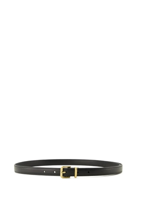 Miu Miu buckle engraved-logo belt - Black