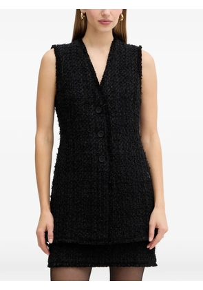 BOSS Jokilana tweed blazer - Black