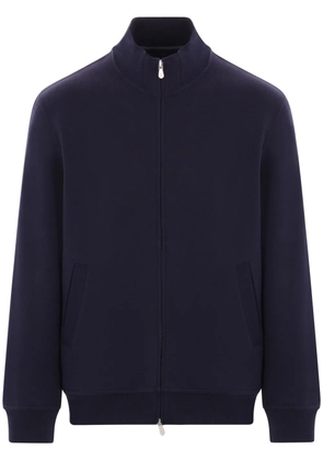 Brunello Cucinelli zipped sweatshirt - Blue
