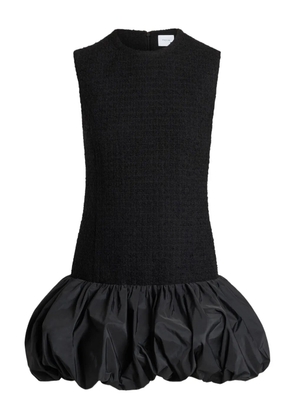 Patou tweed bubble-hem dress - Black
