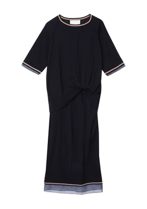 3.1 Phillip Lim twist-detail wool dress - Blue