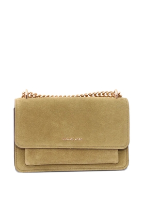 Michael Michael Kors large Claire suede shoulder bag - Green