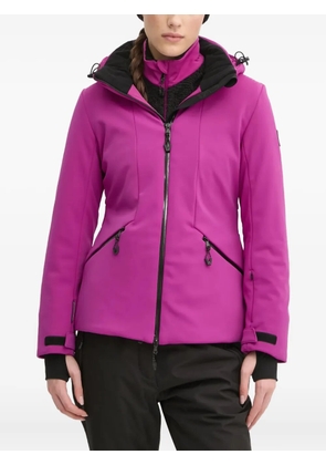 Ea7 Emporio Armani logo-patch ski jacket - Pink