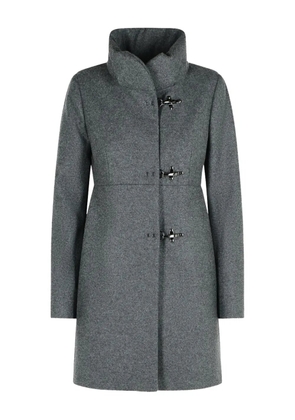 Fay high-neck coat - Grey