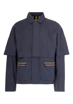 K-Way R&D zip-fastening pocket jacket - Blue