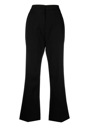 Jil Sander high-waisted cropped trousers - Black