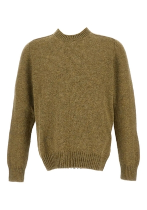 Gran Sasso ribbed crew-neck sweater - Brown