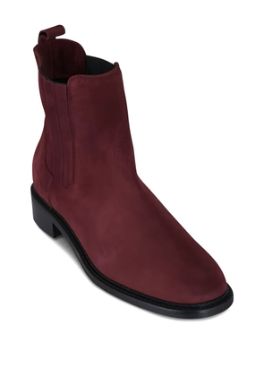 La Canadienne pull tab chelsea boots - Red