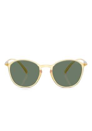 Giorgio Armani round-frame sunglasses - Yellow