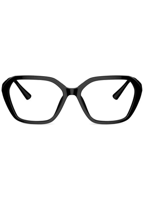 Jimmy Choo Eyewear oversized-frame glasses - Black