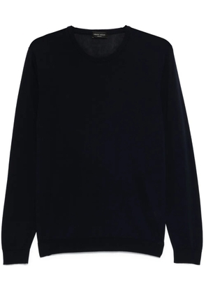 Roberto Collina crew-neck sweater - Blue