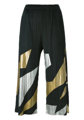 Pleats Please Issey Miyake pleated culottes - Black