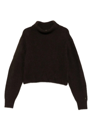 Maje roll-neck sweater - Brown