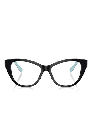 Tiffany & Co Eyewear heart-detail cat-eye glasses - Black