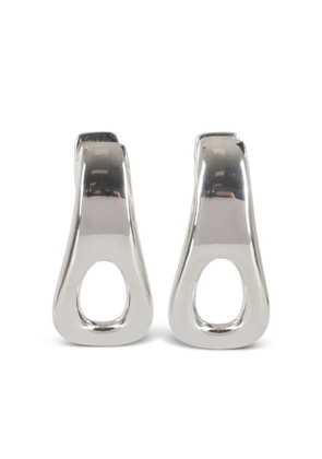 Rabanne zip-pull earrings - Silver