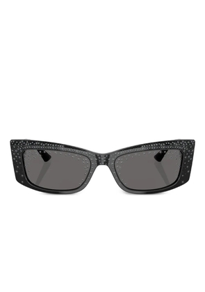 Jimmy Choo Eyewear rectangular-frame sunglasses - Black