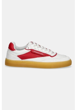 Copenhagen leather panelled sneakers - White