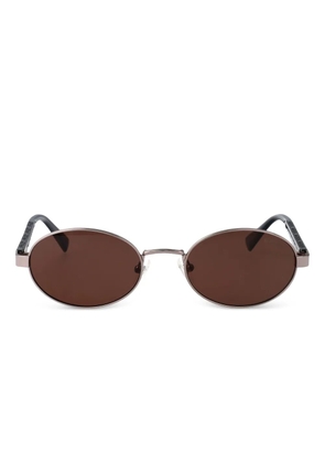 GUESS EYEWEAR oval-frame sunglasses - Black