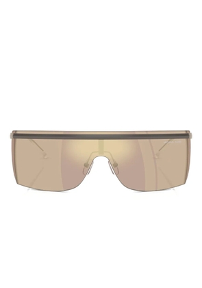 Michael Kors shield-frame metal sunglasses - Grey