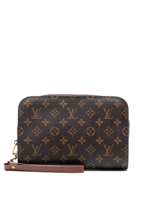 Louis Vuitton Pre-Owned 2012 Monogram Orsay clutch bag - Brown