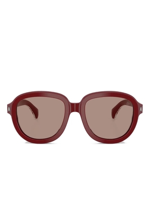 Moncler Eyewear oversize-frame sunglasses - Red