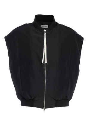 STATE OF ORDER rib-trim zip jacket - Black
