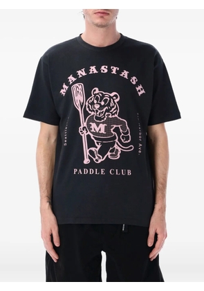 MANASTASH Hemp graphic-print T-shirt - Black