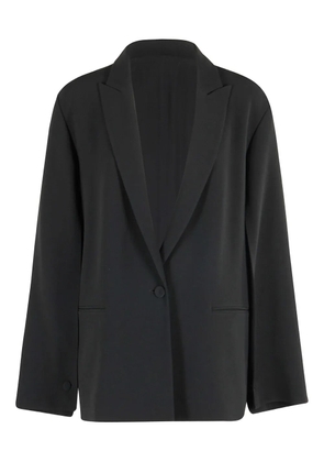 Alberta Ferretti button notched lapel blazer - Black
