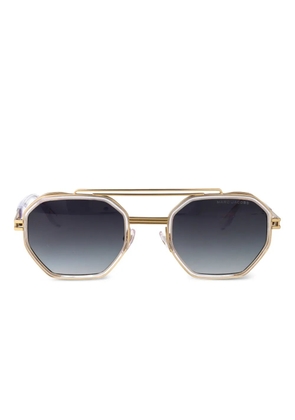 Marc Jacobs Eyewear geometric-frame sunglasses - Gold