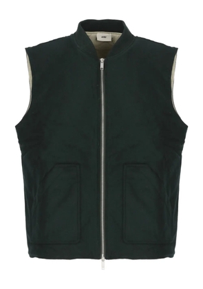 Autry zip-up gilet - Black