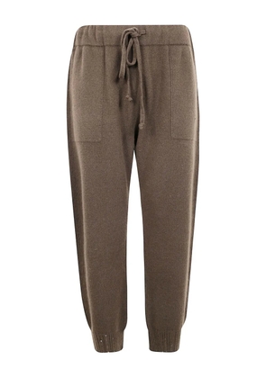 Uma Wang drawstring knitted trousers - Brown
