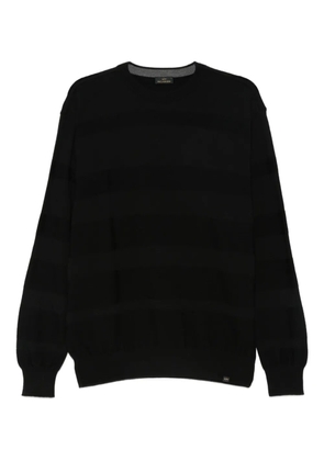 Paul & Shark striped wool sweater - Black
