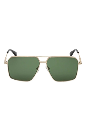 Alexander McQueen Eyewear pilot-frame sunglasses - Gold
