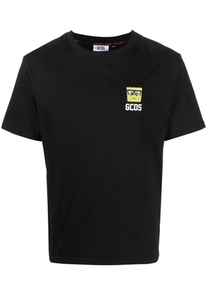 GCDS Spongebob motif T-shirt - Black
