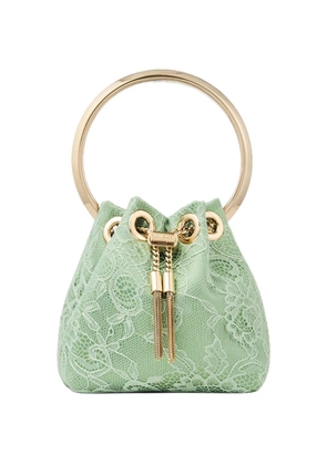 Jimmy Choo lace handle bon bon mini bag - Green