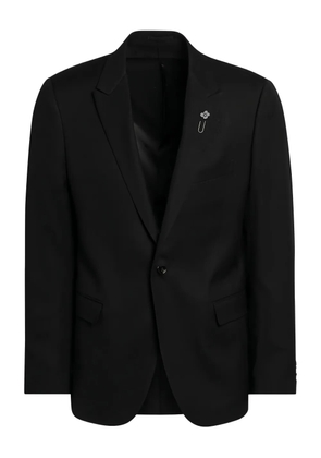 Lardini single-breasted single-button blazer - Black
