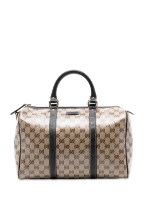 Gucci Pre-Owned 2016-2025 Medium GG Crystal Joy boston bag - Brown