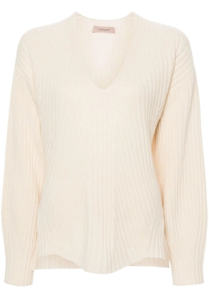 TWINSET ribbed sweater - Neutrals