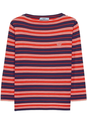Prada striped T-shirt - Red