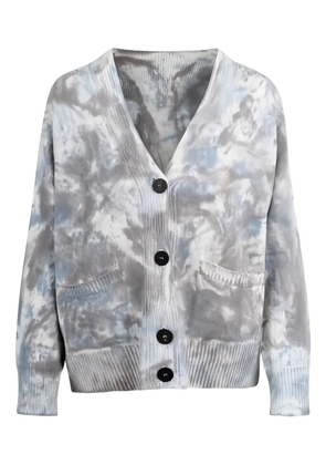PLOUMANACH tie-dye pocket cardigan - Grey