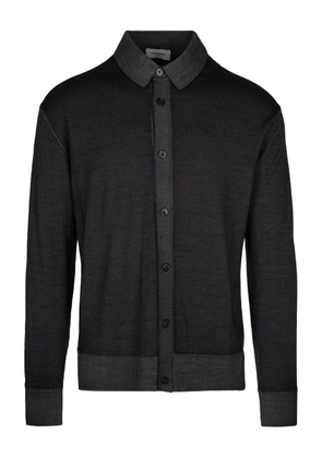 Paolo Pecora button-down wool cardigan - GRIGIO