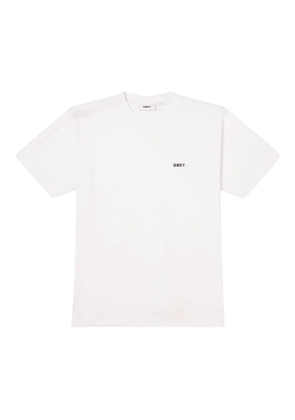 Obey logo-print T-shirt - White