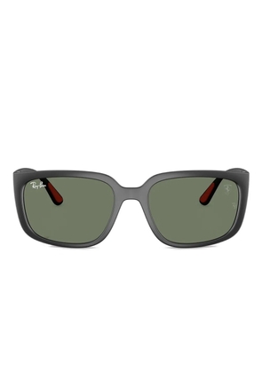 Ray-Ban x Scuderia Ferrari square-frame sunglasses - Black