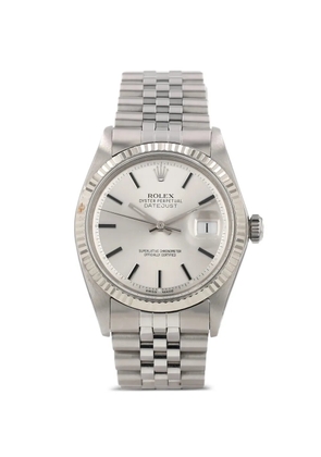 Rolex 1968s 36mm Datejust folding clasp watch - Silver