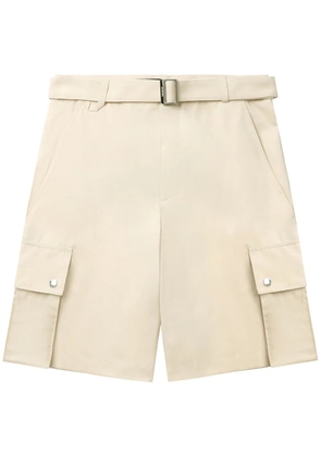 Jacquemus belted cargo shorts - Neutrals