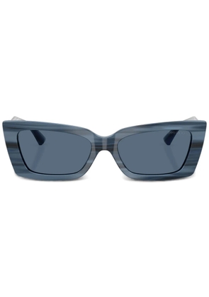 Jimmy Choo Eyewear logo-plaque sunglasses - Blue