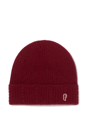 Claudie Pierlot ribbed beanie - Red