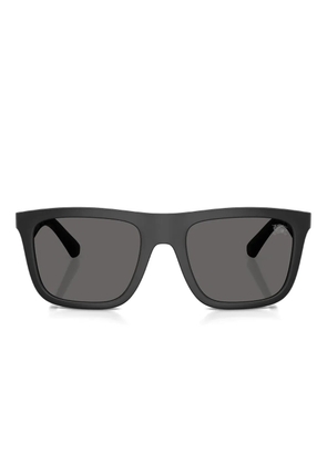 Burberry Eyewear matte square sunglasses - Black