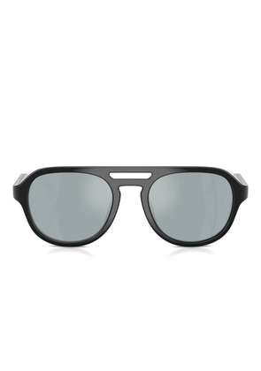 Oliver Peoples metal-frame round sunglasses - Black